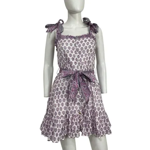 Cleobella Floral Pink Tillie Mini Dress Size XS - Picture 2 of 5
